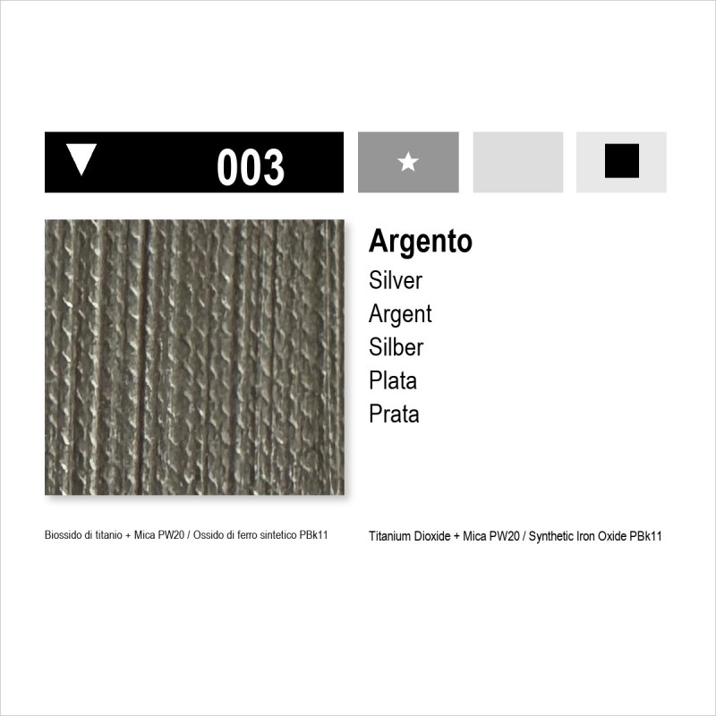 MAIMERI ACRILICO - 003 ARGENTO