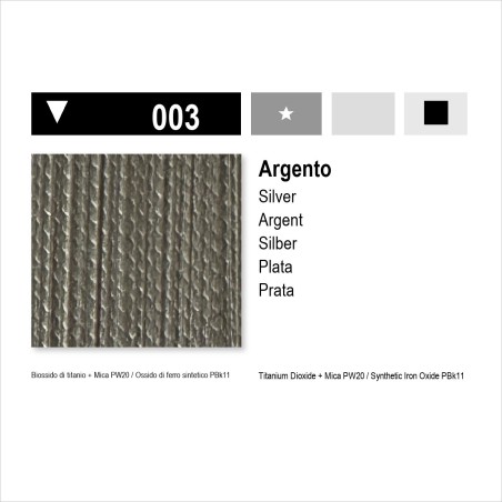MAIMERI ACRILICO - 003 ARGENTO
