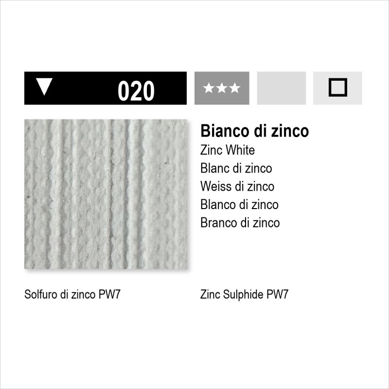 MAIMERI ACRILICO - 020 BIANCO DI ZINCO