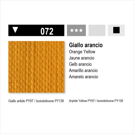 MAIMERI ACRILICO - 072 GIALLO ARANCIO
