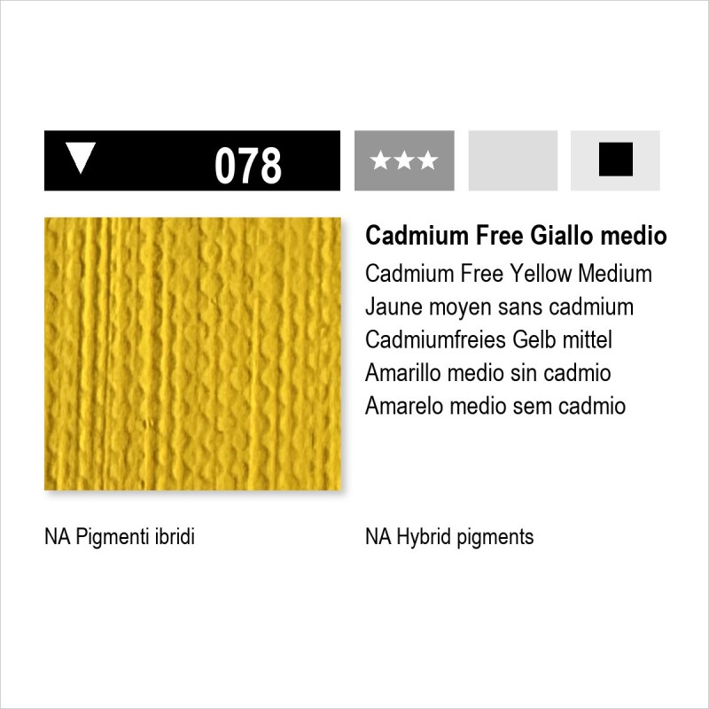 MAIMERI ACRILICO - 078 CADMIUM FREE GIALLO MEDIO