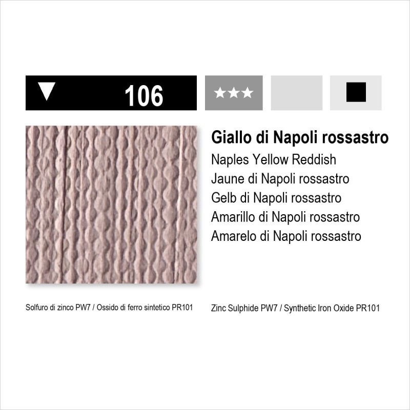 MAIMERI ACRILICO - 106 GIALLO DI NAPOLI ROSSASTRO