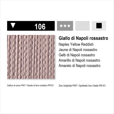 MAIMERI ACRILICO - 106 GIALLO DI NAPOLI ROSSASTRO