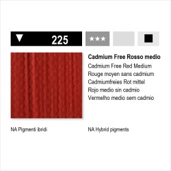 MAIMERI ACRILICO - 225 CADMIUM FREE ROSSO MEDIO