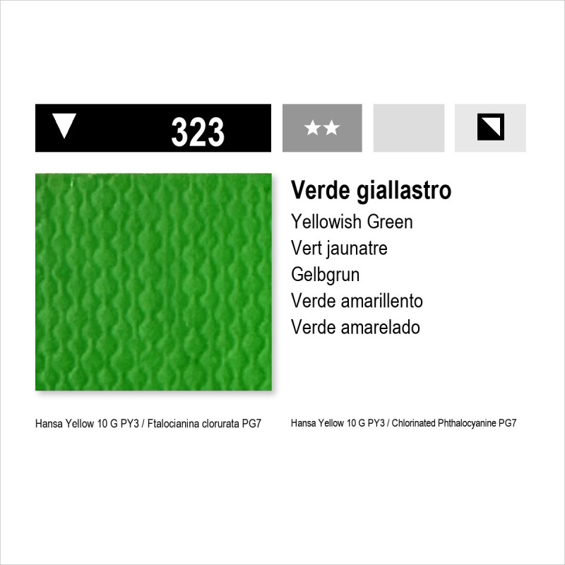 MAIMERI ACRILICO - 323 VERDE GIALLASTRO