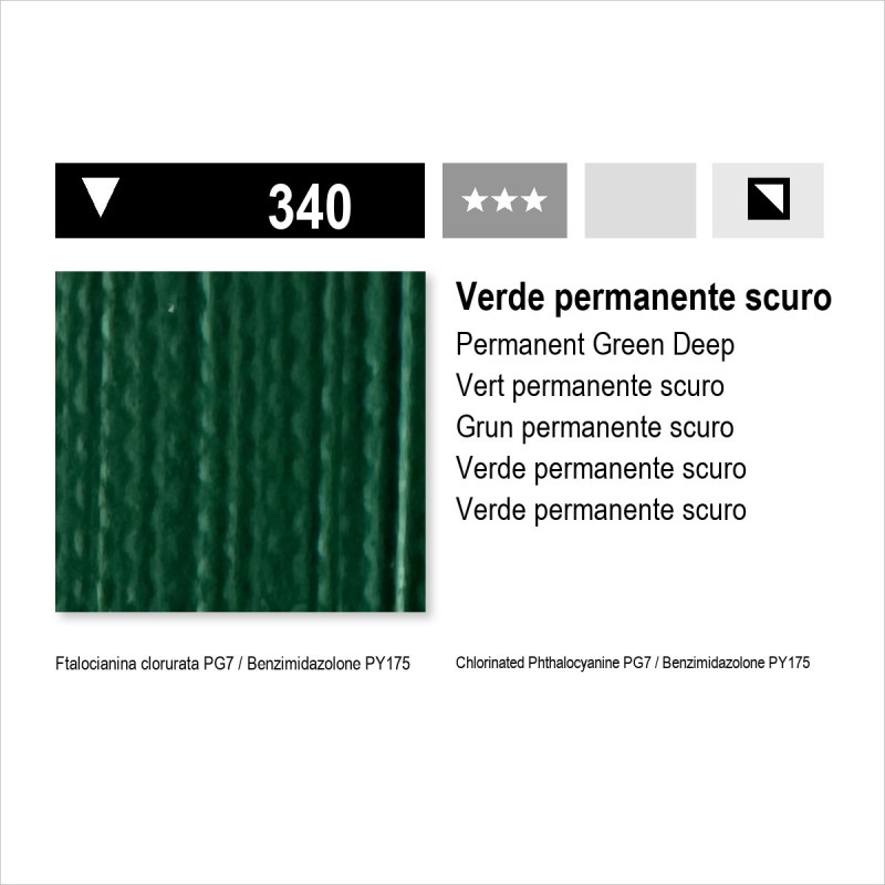 MAIMERI ACRILICO - 340 VERDE PERMANENTE SCURO