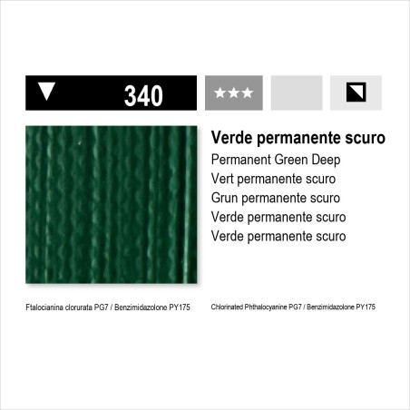 MAIMERI ACRILICO - 340 VERDE PERMANENTE SCURO