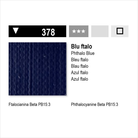 MAIMERI ACRILICO - 378 BLU FTALO