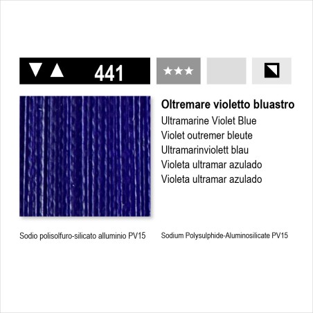 MAIMERI ACRILICO - 441 OLTREMARE VIOLETTO BLUASTRO