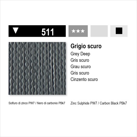 MAIMERI ACRILICO - 511 GRIGIO SCURO