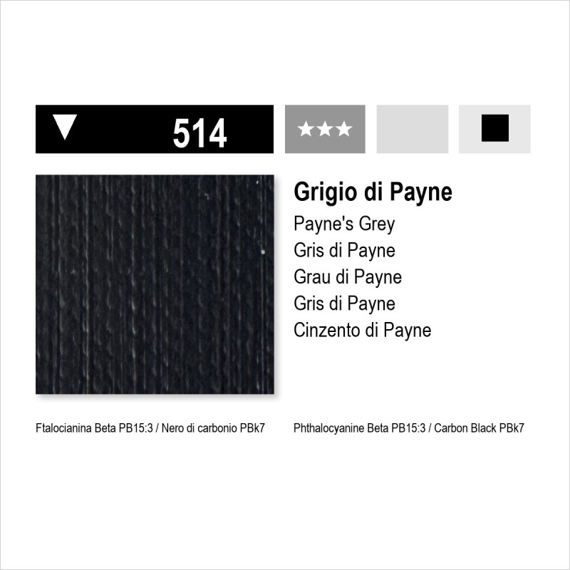 MAIMERI ACRILICO - 514 GRIGIO DI PAYNE