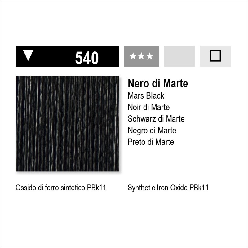 MAIMERI ACRILICO - 540 NERO DI MARTE