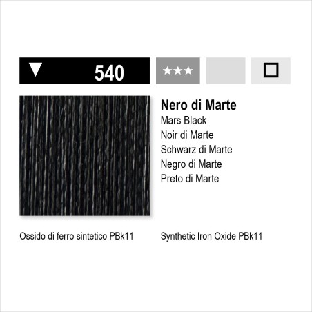 MAIMERI ACRILICO - 540 NERO DI MARTE