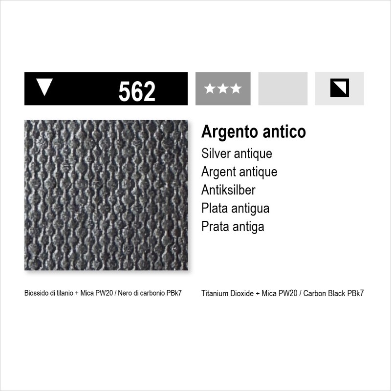 MAIMERI ACRILICO - 562 ARGENTO ANTICO