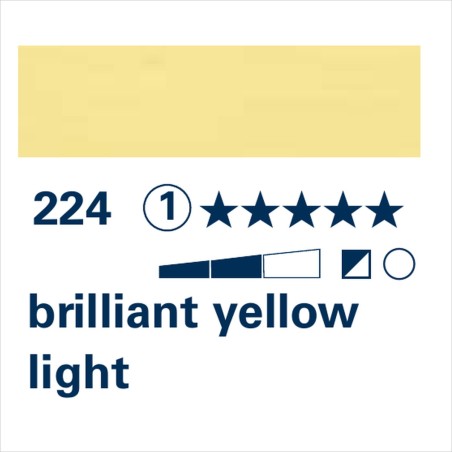 SCHMINCKE MUSSINI - 224 GIALLO BRILLANTE CHIARO