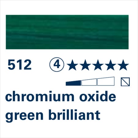 SCHMINCKE MUSSINI - 512 VERDE DI CROMO OSSIDO BRILL.