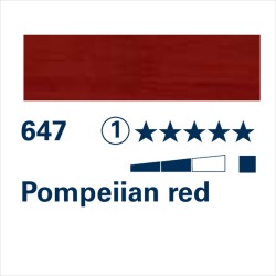 SCHMINCKE MUSSINI - 647 ROSSO POMPEANO