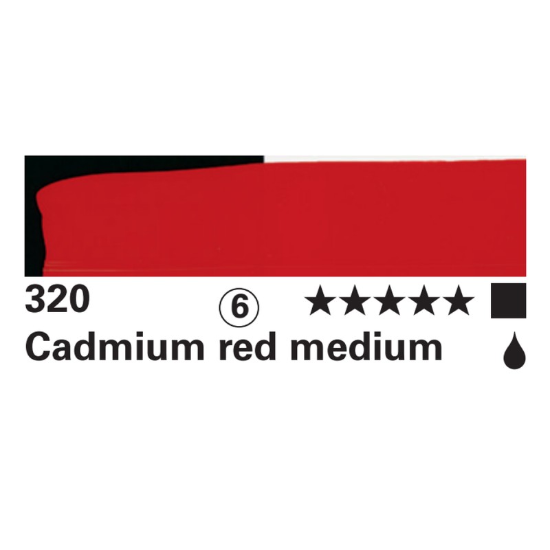 PRIMAcryl Professional 320 Rosso di cadmio medio | Schmincke