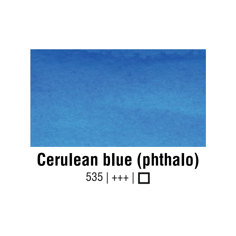 Van Gogh Water Colour - 535 Blu ceruleo (ftalo)