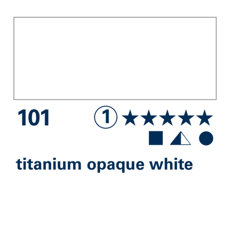 Schmincke HORADAM Aquarell - 101 Bianco di titanio coprente