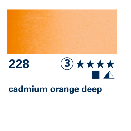 Schmincke HORADAM Aquarell - 228 Arancio di cadmio scuro