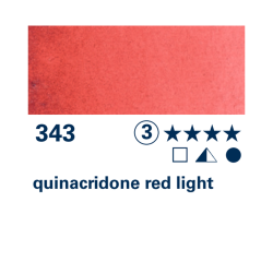 Schmincke HORADAM Aquarell - 343 Rosso quinacridone chiaro