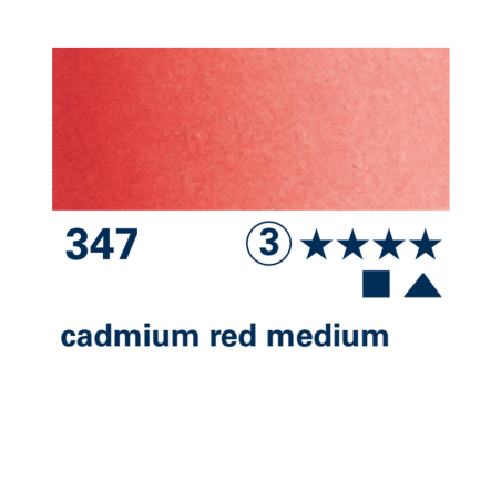 Schmincke HORADAM Aquarell - 347 Rosso di cadmio medio