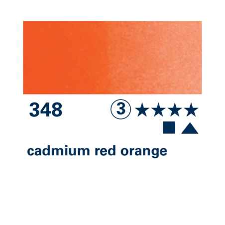 Schmincke HORADAM Aquarell - 348 Rosso di cadmio arancio