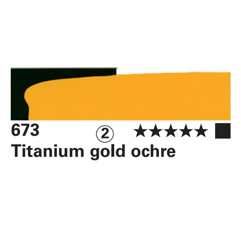 Schmincke PRIMAcryl 673 Ocra oro titanio 60 ml