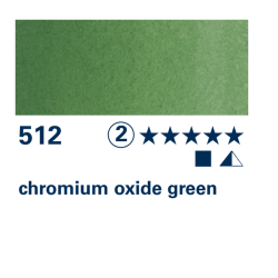 Schmincke HORADAM Aquarell - 512 Verde di cromo ossido opaco