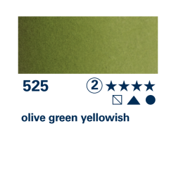Schmincke HORADAM Aquarell - 525 Verde oliva giallastro