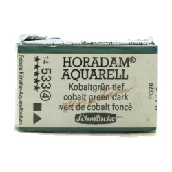 Schmincke HORADAM Aquarell - 533 Verde di cobalto scuro