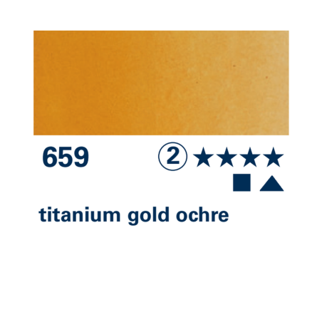 Schmincke HORADAM Aquarell - 659 Ocra di titanio dorata