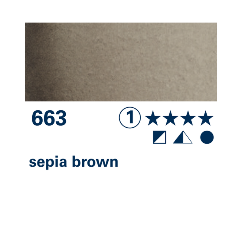 Schmincke HORADAM Aquarell - 663 Bruno seppia