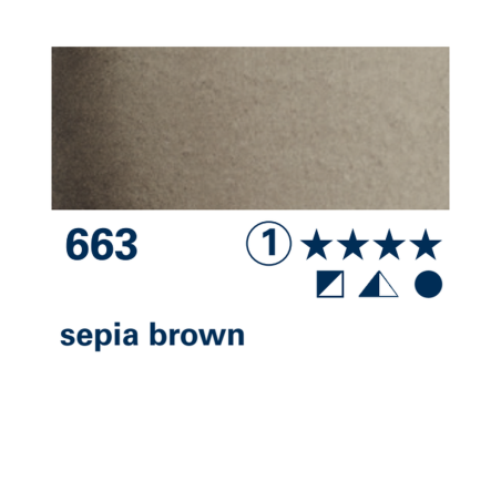 Schmincke HORADAM Aquarell - 663 Bruno seppia