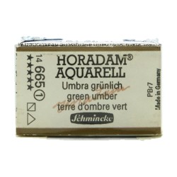 Schmincke HORADAM Aquarell - 665 Terra d'ombra verdastra