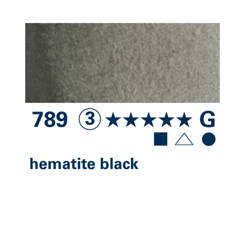 Schmincke HORADAM Aquarell - 789 Nero di ematite