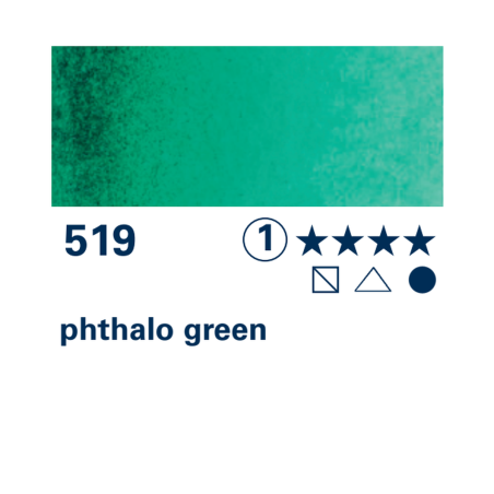 Schmincke HORADAM Aquarell - 519 Verde ftalo