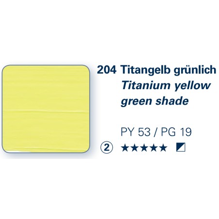 Schmincke PRIMAcryl 204 Giallo di titanio verdognolo 60 ml