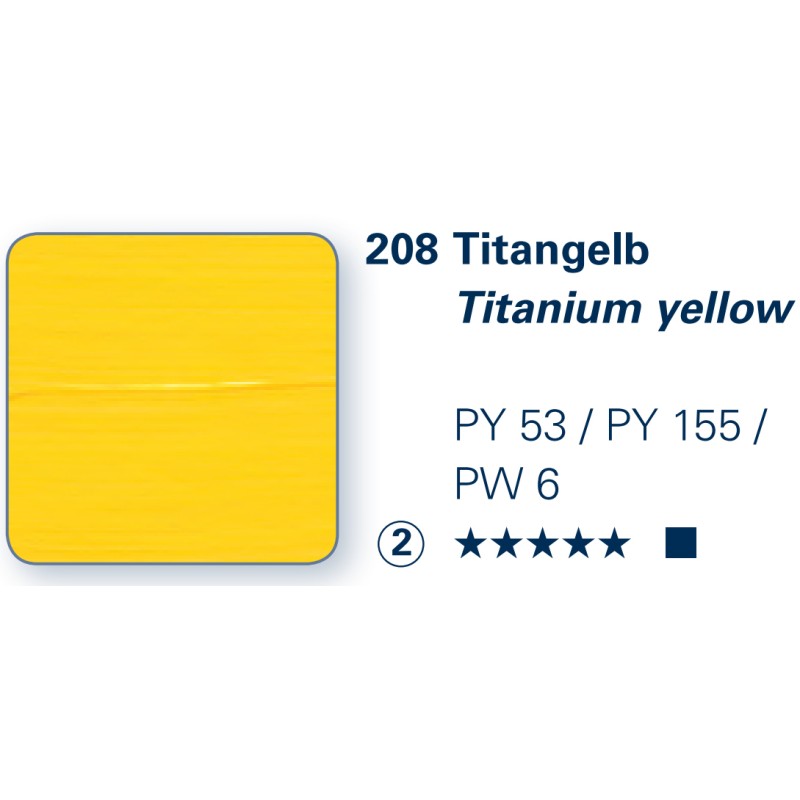 Schmincke PRIMAcryl 208 Giallo di titanio 60 ml