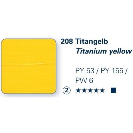 Schmincke PRIMAcryl 208 Giallo di titanio 60 ml