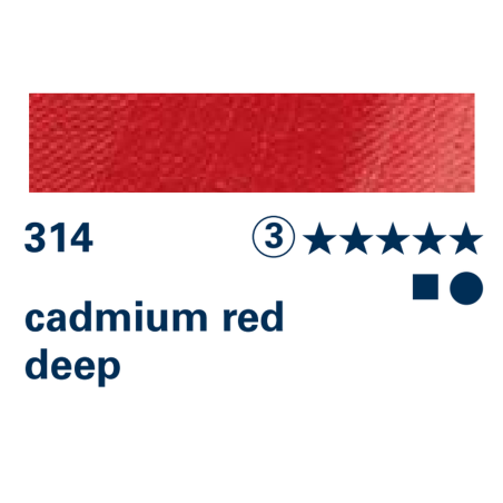 Schmincke NORMA Professional - 314 Rosso di cadmio scuro