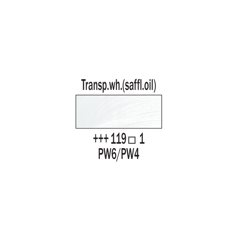 Rembrandt Olio - 119 Bianco trasparente