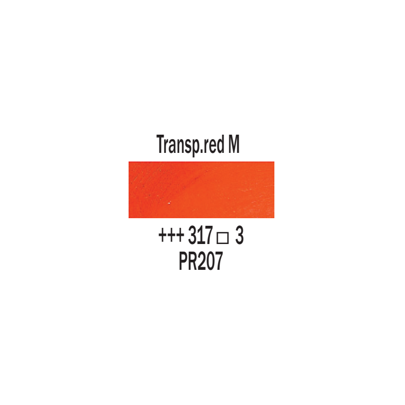 Rembrandt Olio - 317 Rosso trasp.med.