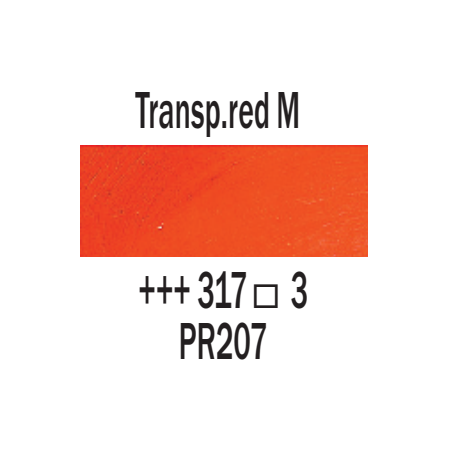 Rembrandt Olio - 317 Rosso trasp.med.