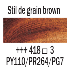Rembrandt Olio - 418 Stil de grain bruno