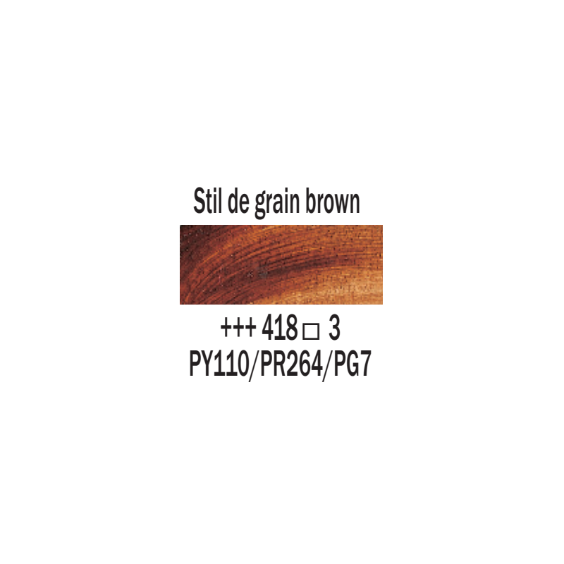 Rembrandt Olio - 418 Stil de grain bruno