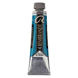 Rembrandt Olio - 586 Blu turchese cob.
