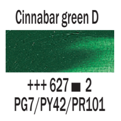 Rembrandt Olio - 627 Cinabro verde sc.