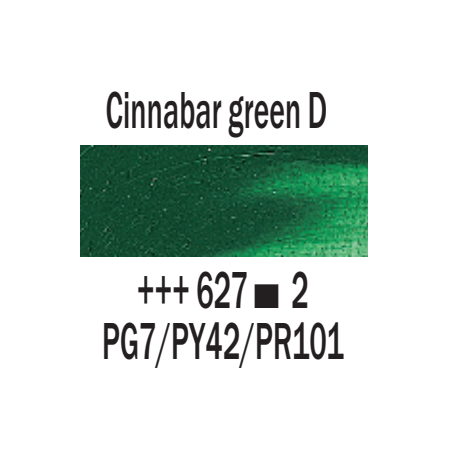 Rembrandt Olio - 627 Cinabro verde sc.